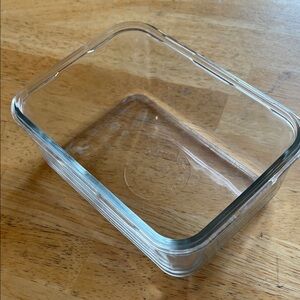 Pyrex Classic Clear Glass Oven Safe Baking Dish - Loaf Size 7 x 5 x 2 inches